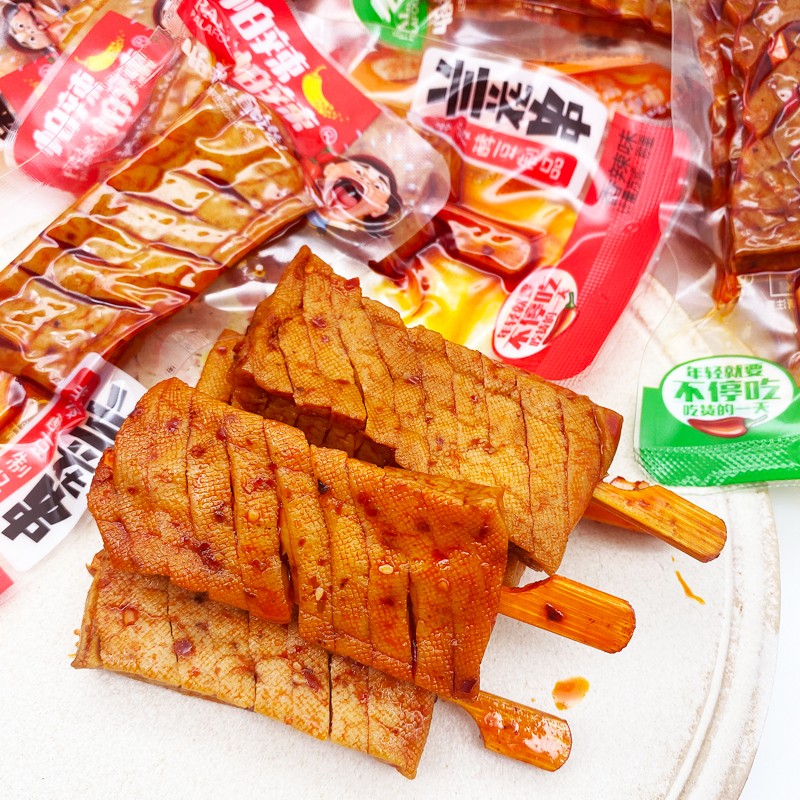 湖南特产帕辣帕辣兰花串豆腐干武冈干子独立小包小零食怕辣兰花串