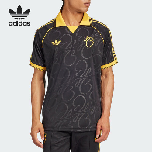 Adidas/阿迪达斯三叶草男士翻领足球宽松透气短袖IM7918 IM7919