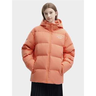 时尚 冬季 休闲保暖连帽羽绒服F11U349901 斐乐男女同款 FILA