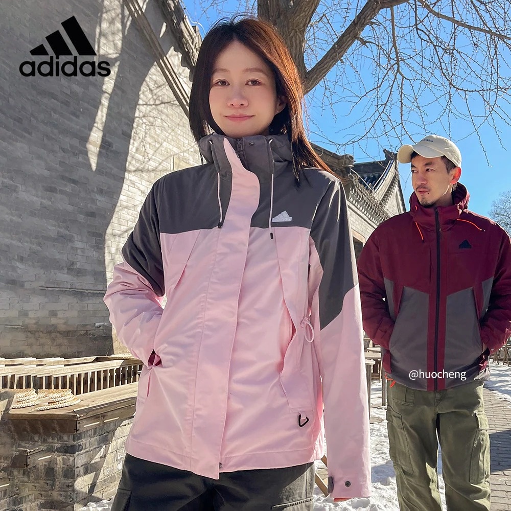 阿迪达斯2024新款时尚保暖外套