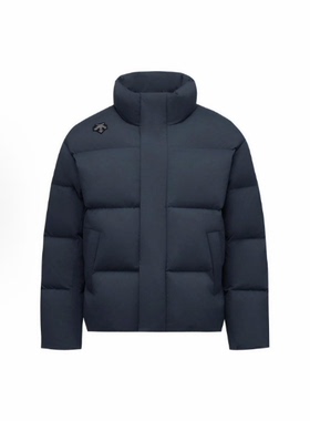 迪桑特DESCENTE  防泼水梭织短款面包羽绒服 男款D4431SDJ69