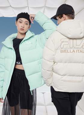 FILA 斐乐宽松保暖男女同款舒适防风羽绒服F11U249902F