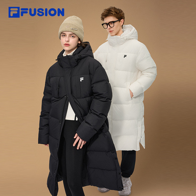 FILA斐乐潮牌男女款长款羽绒服