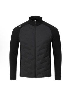 迪桑特DESCENTE 图案拼接长袖羽绒服 男女同款 SQ423TKTO1