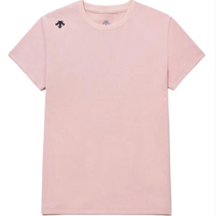 SQ323UTS71 男女同款 迪桑特纯色印花圆领套头 休闲透气速干短袖