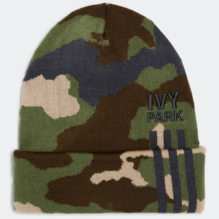 Adidas官方正品 男女运动休闲Beyonce碧昂丝联名迷彩毛线帽HZ8137