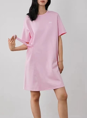 Skechers斯凯奇官方正品女士裙子运动休闲直筒宽松连衣裙L221W016