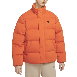 Nike耐克男子简约保暖运动休闲立领棉服FB7855-893-010