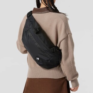阿迪达斯新款骑行运动腰包女斜挎包男款高级感时尚大容量 JN3782