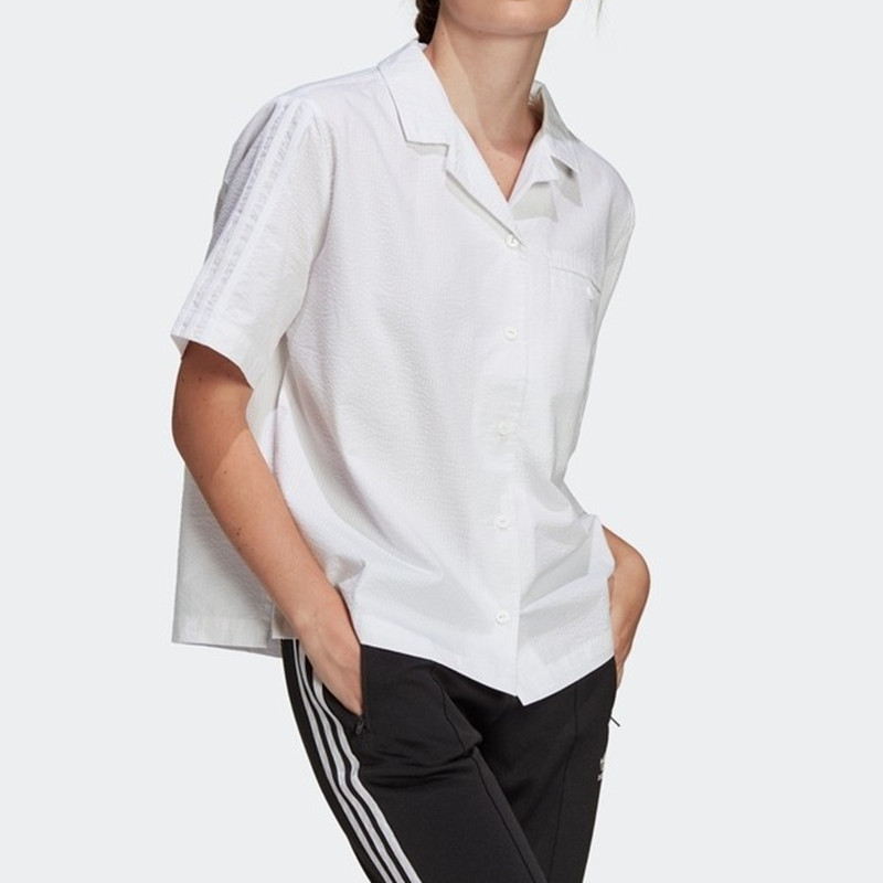 Adidas女子运动休闲宽松透气短袖