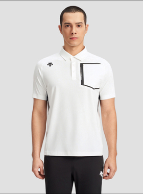 迪桑特DESCENTE男款防晒吸湿运动速干POLO衫D4231TPS55