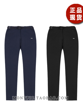 MONTPIC韩国WPTV23401透气速干防水风高弹运动户外徒步登山秋女裤