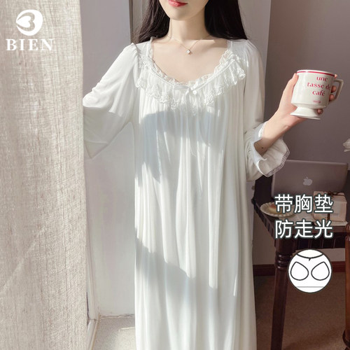 网纱莫代尔睡裙花边宫廷仙女春秋