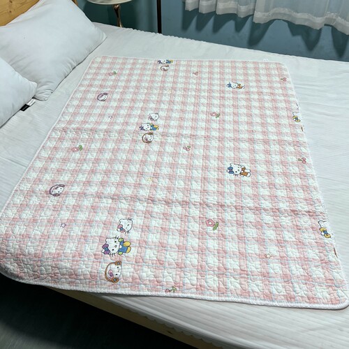 新款双面纯棉隔脏垫防油防汗床单保护垫夹棉床盖经期垫透气可机洗