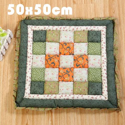 加大椅子垫纯棉田园木耳边椅子垫