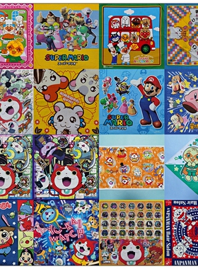 日本制vintage古着孤品复古卡通手绢巾头巾领巾小方巾手帕纯棉10
