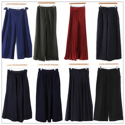 vintage复古古着羊毛高腰裤裤子