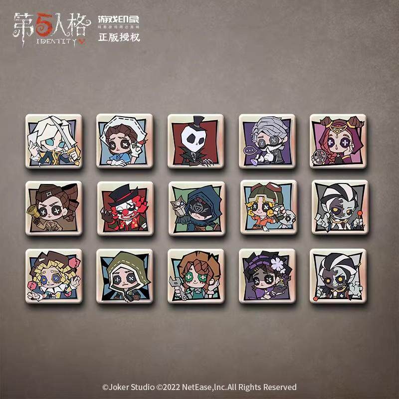 官方正版第五人格周边拼装工坊系列徽章吧唧佣兵园丁杂技医生空军图片