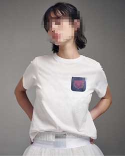 圆领针织毛衣口袋纯棉男女同款 2025日系新款 T恤上衣休闲百搭复古