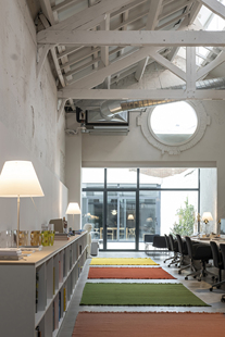 进口nanimarquina纯羊毛手工轻薄纯色简约黄色绿色藏红色地毯块毯