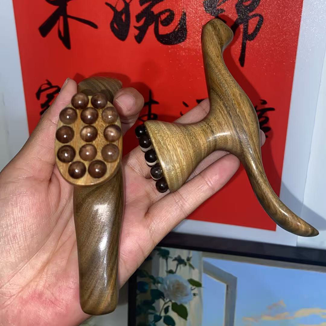 【海燕】绿檀木小黄牛按摩眼睛鼻基底凹陷咬肌口角囊袋面部提升