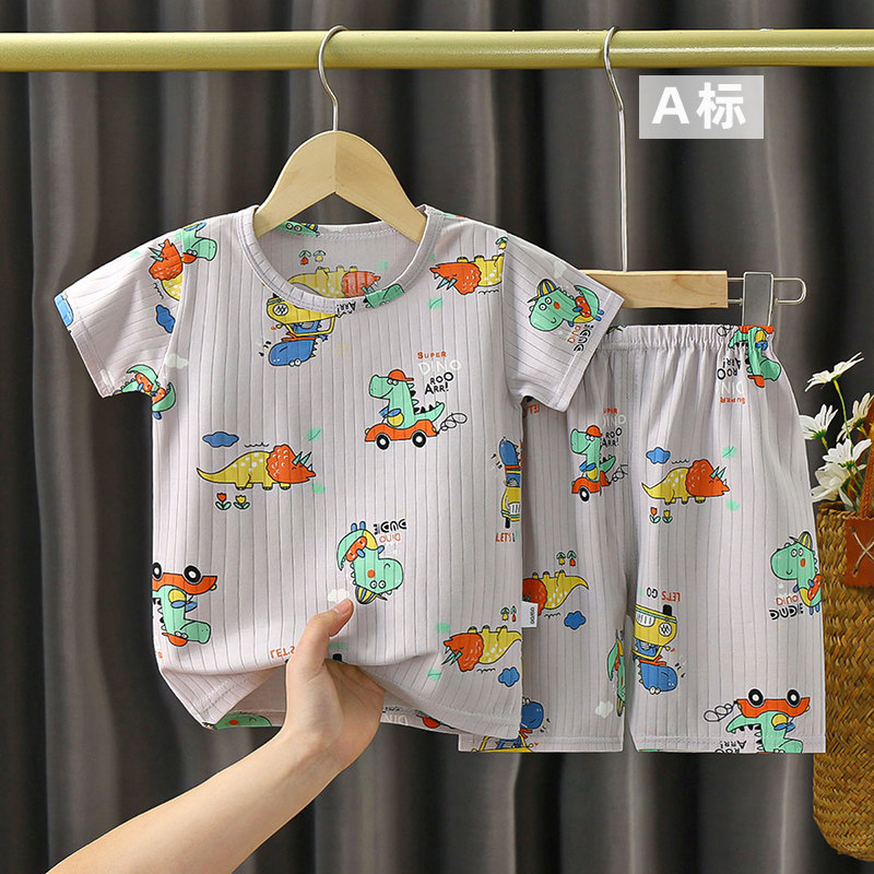 儿童短袖T恤套装男女童