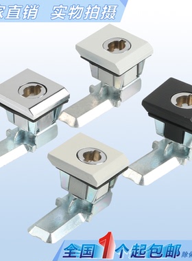 海坦柜锁 威图柜锁 压缩式转折锁 火车锁 电柜门锁 一字锁  MS813