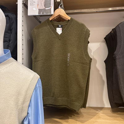 日本优衣库代买秋冬男女兼用毛背心480965