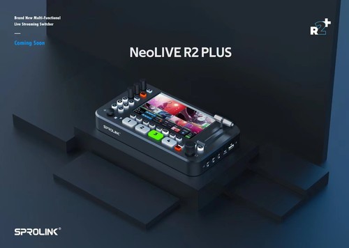 SPROLINK NeoLIVE R2 PLUS 切换台导播台内置采集卡直播5.5寸屏幕