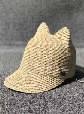 清仓不tui换大沿草帽女夏天沙滩海边防晒可折叠遮阳盆帽渔夫帽