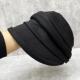 黑色百搭堆堆帽时尚 秋冬季 显脸小盆帽 型巨好渔夫帽子女2024新款 版