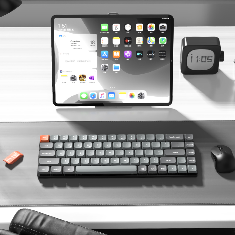 Keychron矮轴三模无线机械双系统