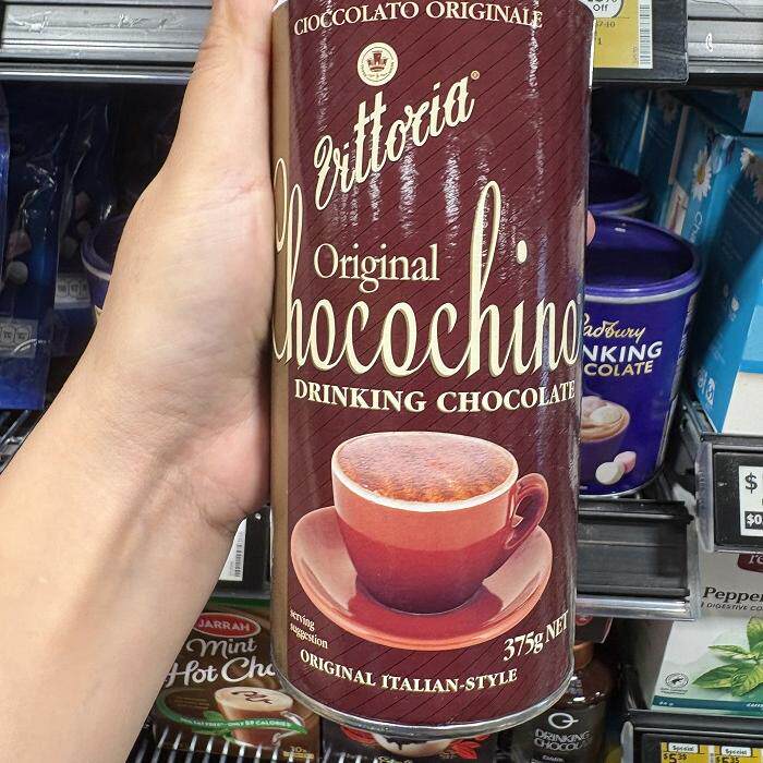 新西兰直邮Vittoria Chocochino意式美味香浓巧克力粉黑巧克力粉