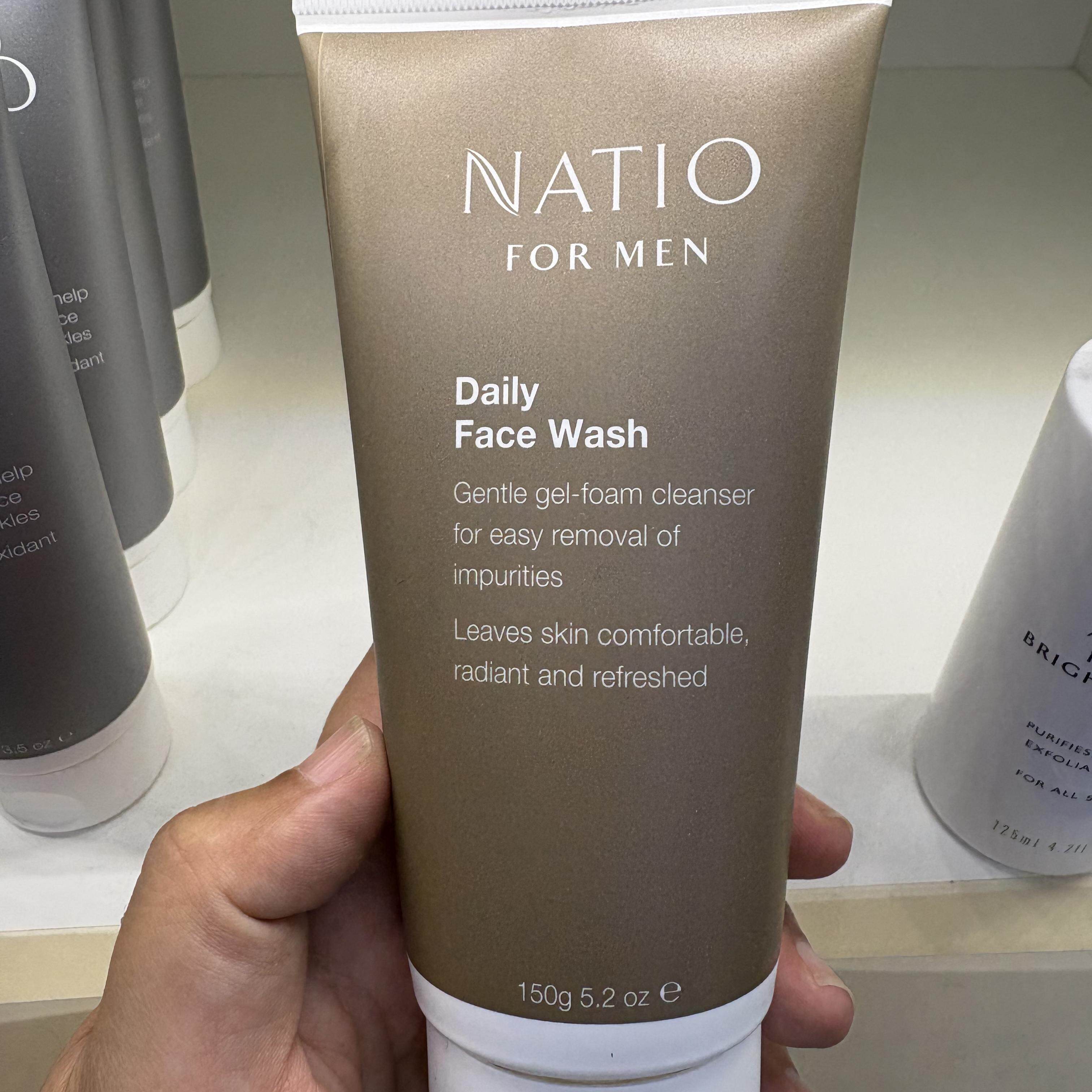 新西兰直邮Natio男士洁面奶凝胶清洁控油保湿泡沫洗面奶150g