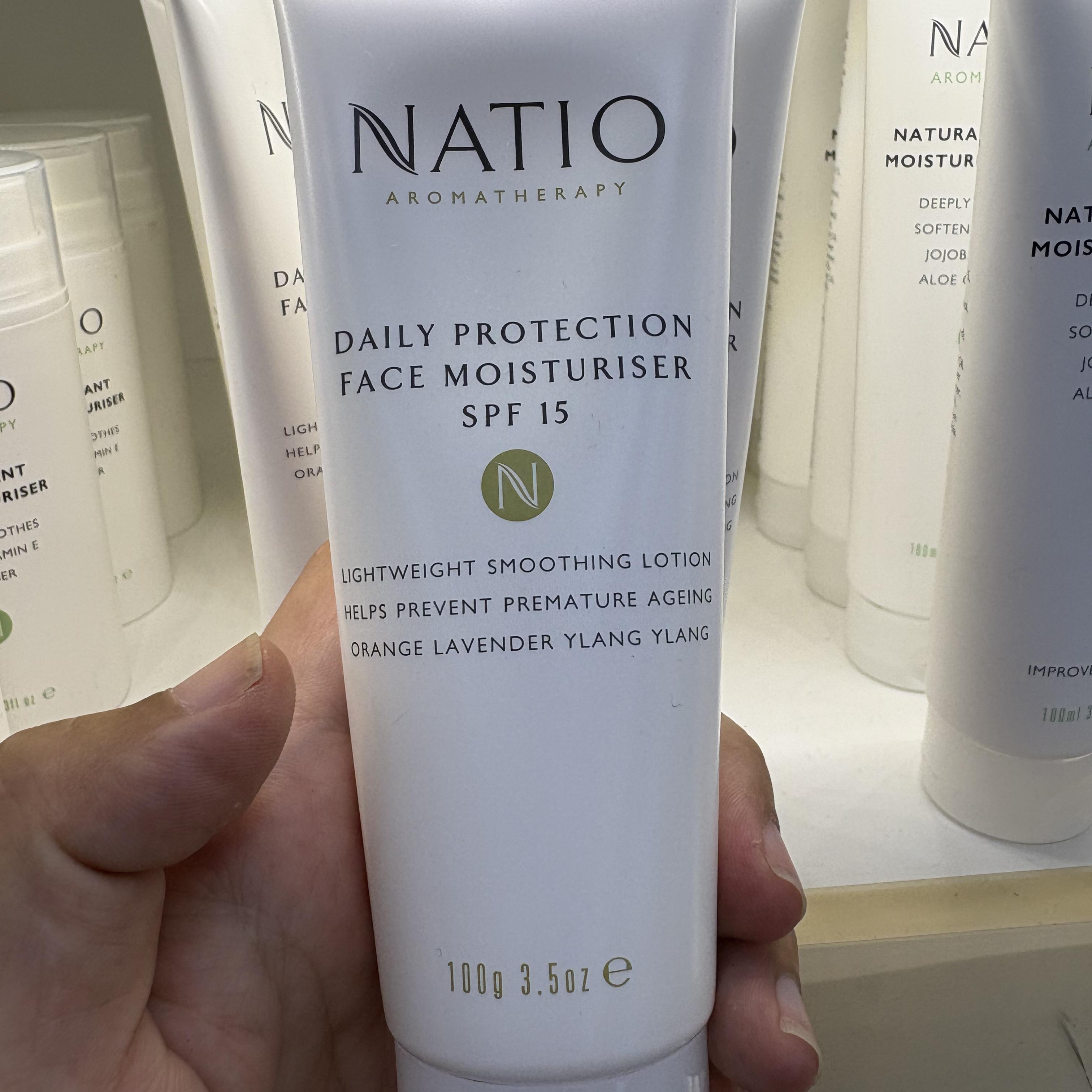 新西兰直邮Natio防晒霜SPF15无油日常保湿清爽滋润面霜100ml