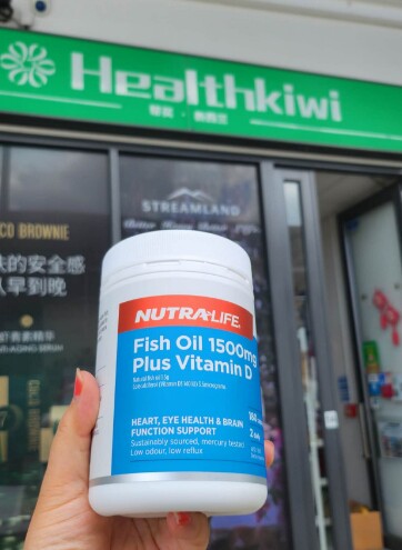 新西兰直邮NutraLife纽乐深海鱼油1,500mg+VD 180粒