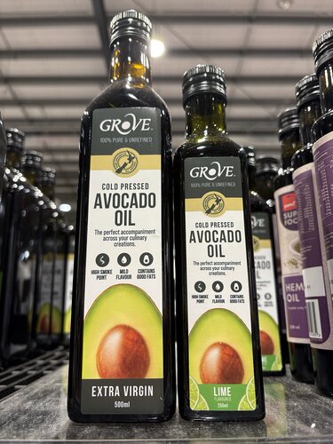 新西兰直邮Grove Avocado Oil特级初榨牛油果油柠檬味3件包邮