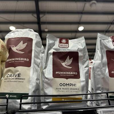 新西兰直邮Hummingbird 有机鲜整颗咖啡豆手冲咖啡壶咖啡粉