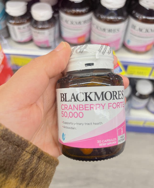 新西兰直邮BLACKMORES澳佳宝蔓越莓50000 30粒