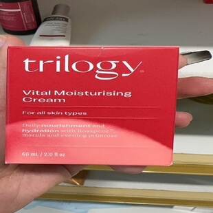 新西兰直邮Trilogy趣乐活玫瑰果活力保湿面霜 60ml