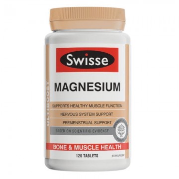 新西兰直邮Swisse镁片120粒