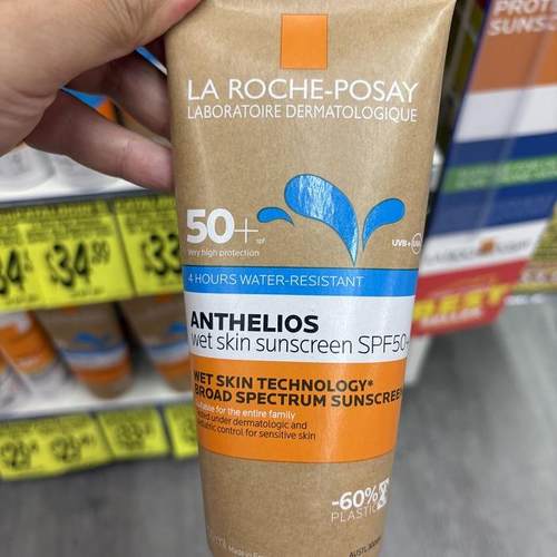 新西兰直邮LA ROCHE-POSAY理肤泉湿皮肤游泳SPF50+防晒霜