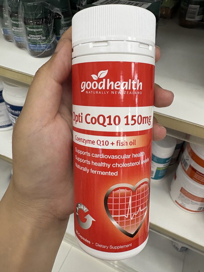 新西兰直邮GoodHealth好健康鱼油+辅酶Q10心脏养护90粒150mg