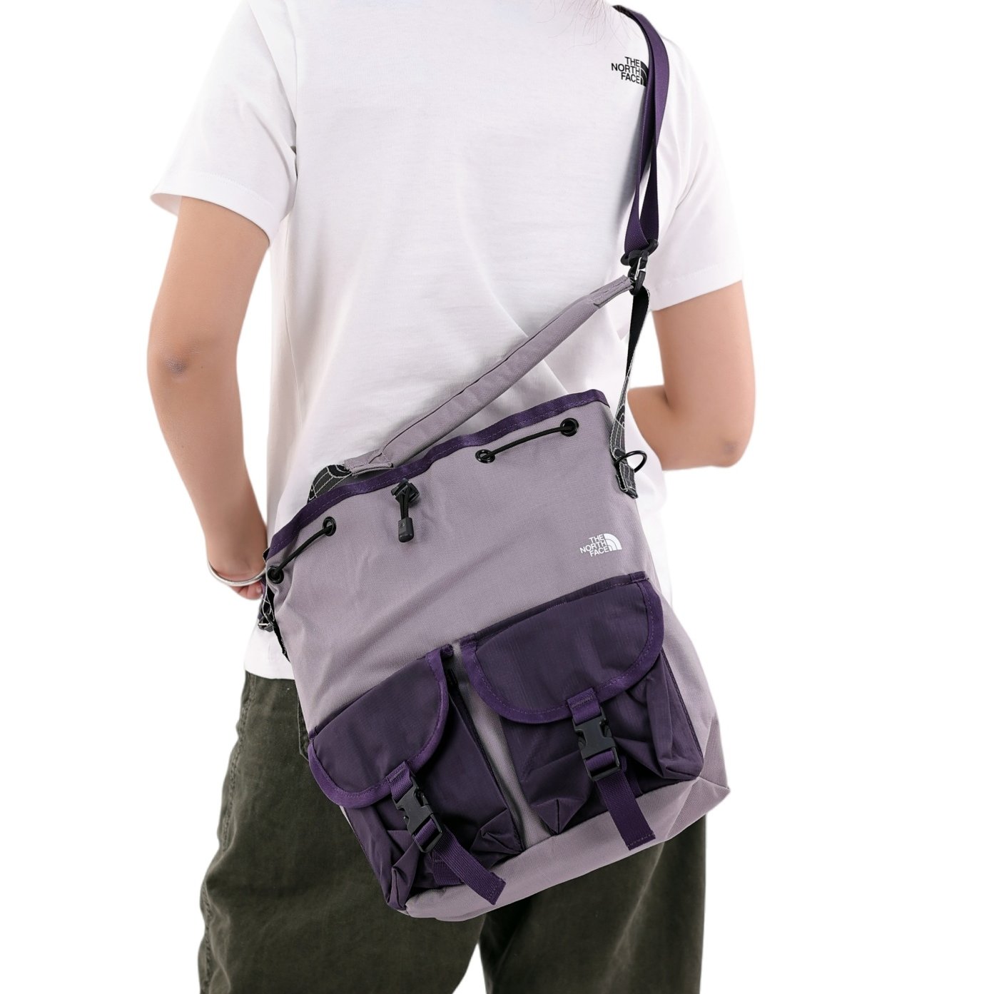 TheNorthFace北面双肩包男女款26春夏新款日常通勤两用斜挎包8HNT