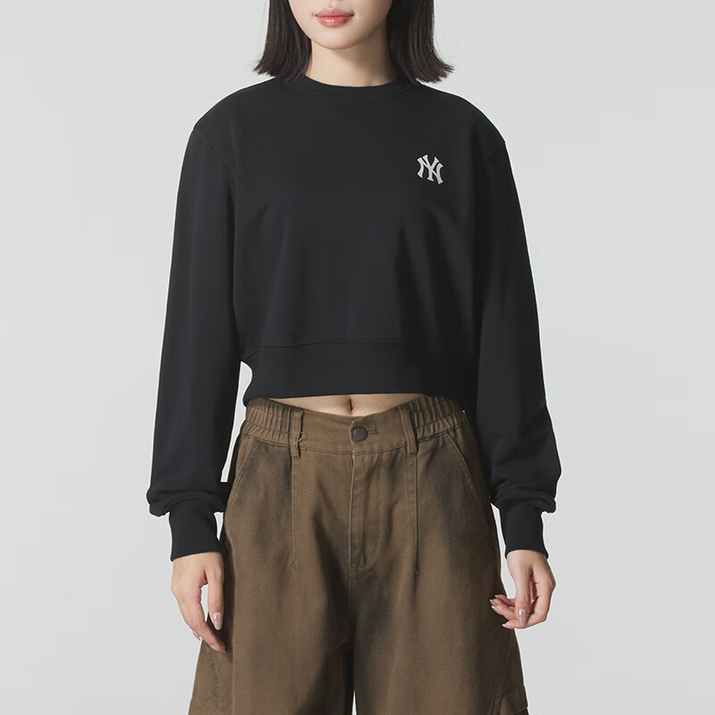 MLB女运动时尚圆领休闲套头卫衣