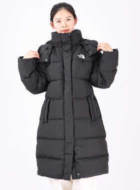 TheNorthFace北面长款羽绒服女25秋冬新700蓬保暖防泼水外套8ED7