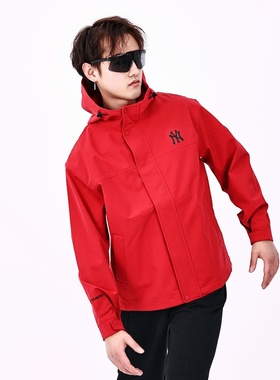 26新款MLB夹克外套男女户运动户外休闲防风防水冲锋衣3AWJB0161