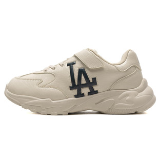 MLB运动鞋男女童复古潮流时尚百搭低帮魔术贴舒适休闲鞋7ASHJB84N