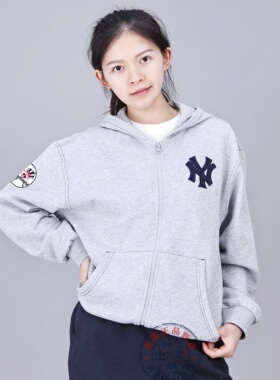 MLB儿童夹克25秋冬新款NY背标男童女童时尚保暖加绒衬衫7AHDB1356