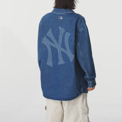 【正品】MLB牛仔衣男女夹克外套